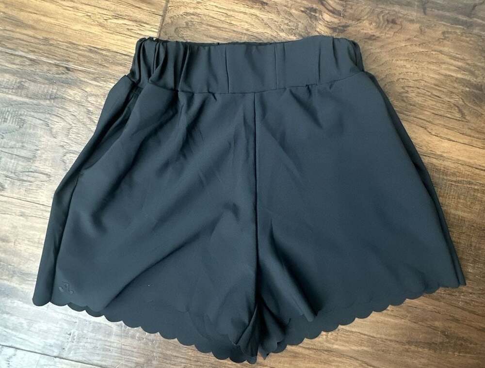 Jo+Jax Scalloped Athletic Shorts Youth Medium (8-10)